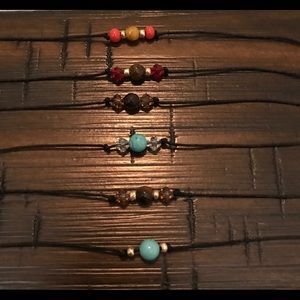 Handmade sliding knot bracelets